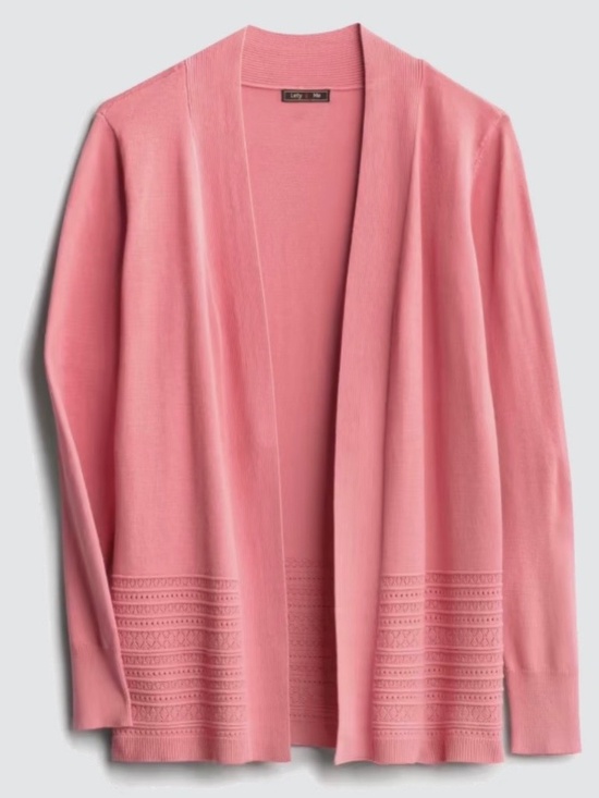 Womens Cardigan Sweater, Size S, Pink, Excellent Condition, Lefty & Me - Picture 1 of 9